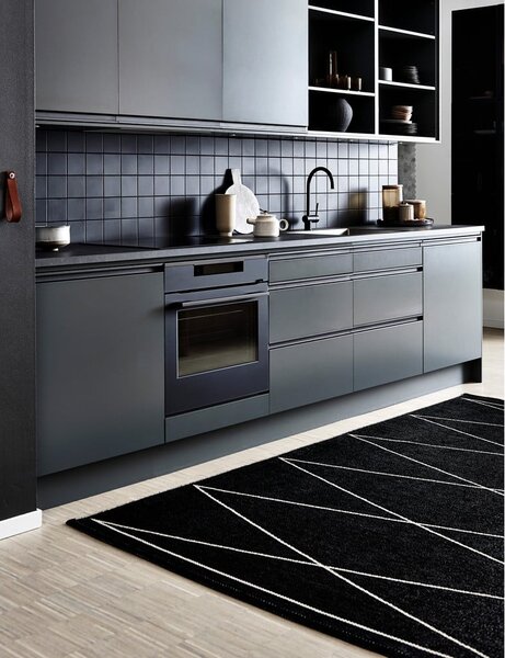 Crna unutarnja i vanjska staza 70x240 cm Max Black – Pappelina