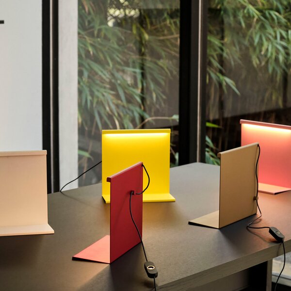 Stolne Lampa HAY, LBM, prigušiv, Crvena, Dnevna soba, Metal, Dizajn
