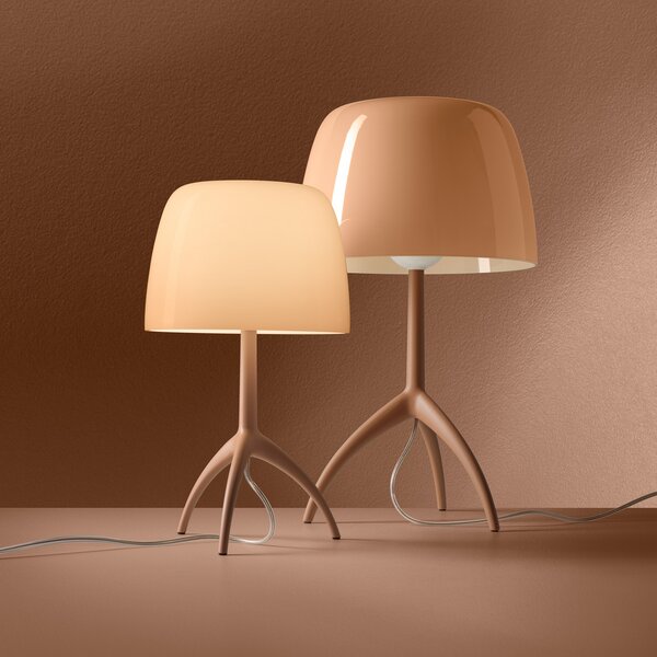 Stolne Lampa Foscarini, Lumiere nuances piccola, prigušiv, Dnevna soba, Staklo, Dizajn