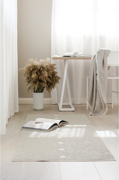 Bež/krem unutarnja i vanjska staza 70x200 cm Peg Linen Vanilla – Pappelina