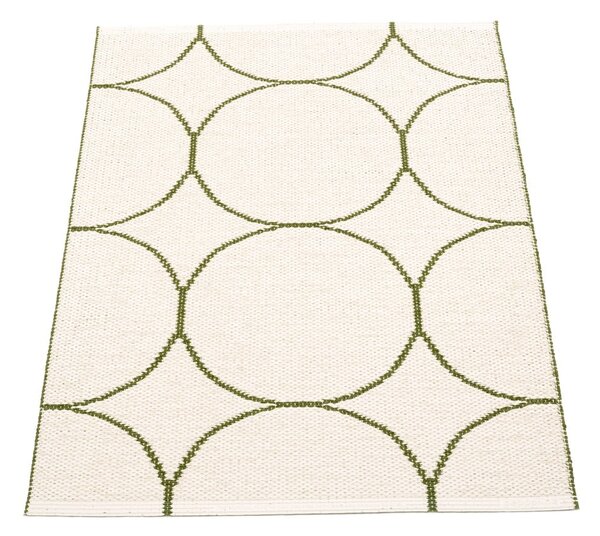 Tamno zeleni unutarnji i vanjski tepih 70x100 cm Boo Dark Olive – Pappelina