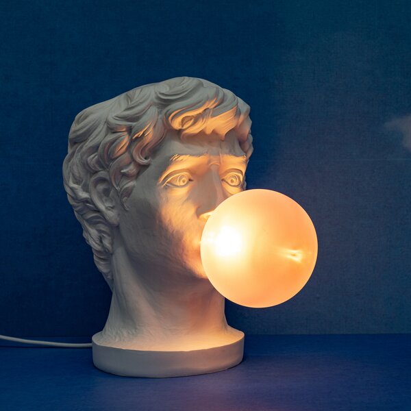 Stolne Lampa SELETTI, Wonder Times, Bijela, Dnevna soba, Plastika, Dizajn