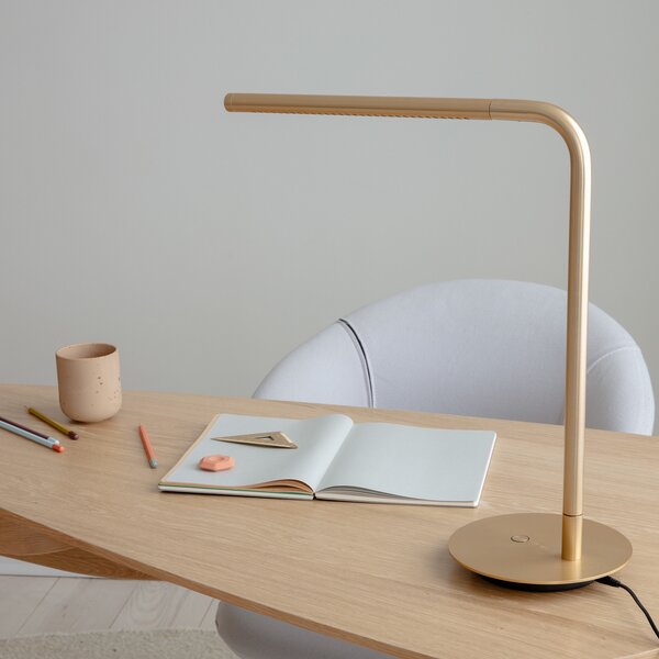 Stolne Lampa UMAGE, Omni, prigušiv, Zlato / mjed, Dnevna soba, Metal, Dizajn