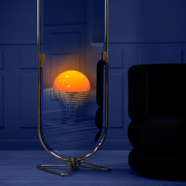 Stolne Lampa Verpan, Wire Large, Metalik, Dnevna soba, Metal, Dizajn