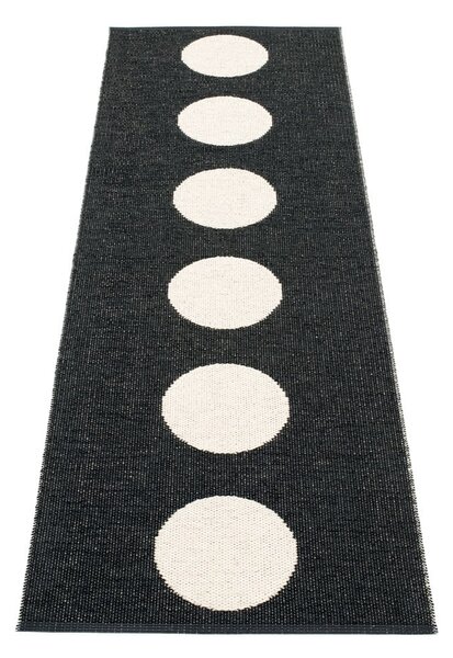 Crno-bijela unutarnja i vanjska staza 70x225 cm Vera Black – Pappelina