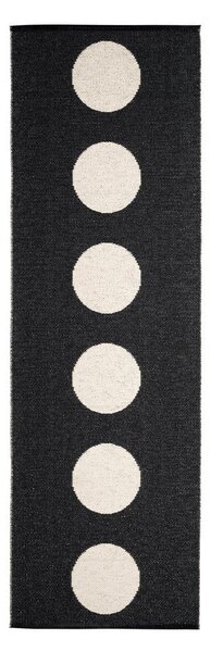 Crno-bijela unutarnja i vanjska staza 70x225 cm Vera Black – Pappelina