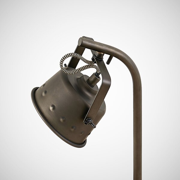 Stolne Lampa Lindby, Rubinjo, Crno, Dnevna soba, Metal, Vintage