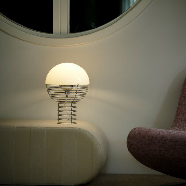 Stolne Lampa Verpan, Wire Small, Metalik, Dnevna soba, Metal, Dizajn