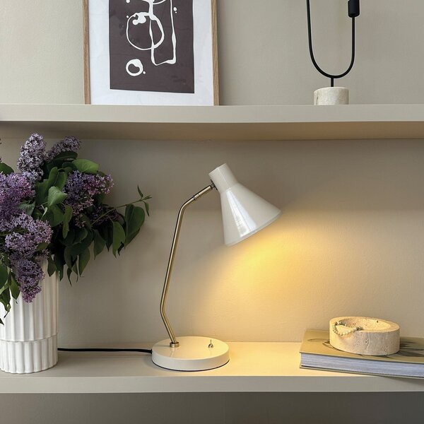 Stolne Lampa Dyberg Larsen, Sleep, Bijela, Dnevna soba, Metal, Dizajn