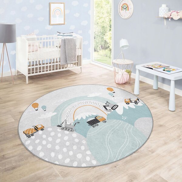 Periv dječji tepih ø150 cm Snowy Hills – Mila Home