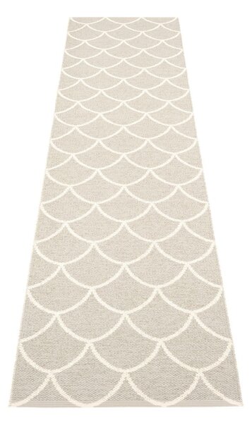 Krem unutarnja i vanjska staza 70x300 cm Kotte Linen – Pappelina