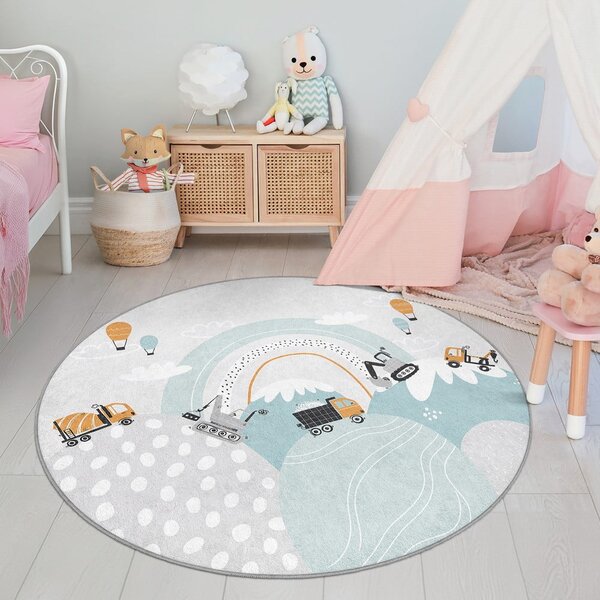 Periv dječji tepih ø150 cm Snowy Hills – Mila Home