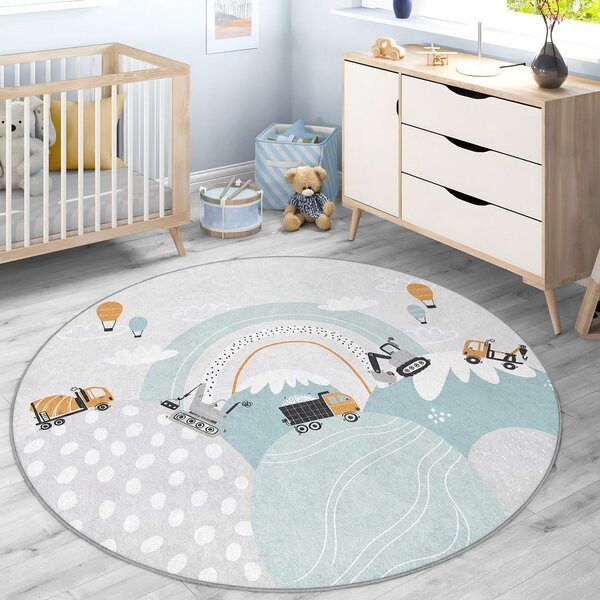 Periv dječji tepih ø150 cm Snowy Hills – Mila Home