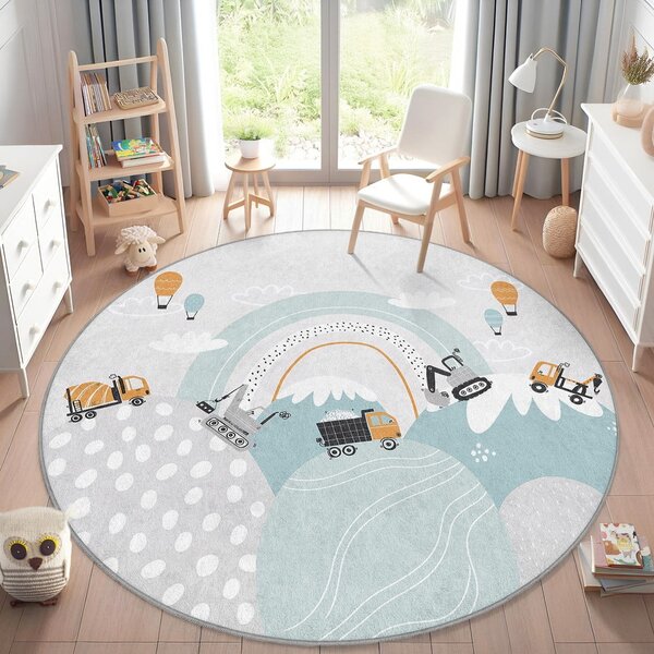 Periv dječji tepih ø150 cm Snowy Hills – Mila Home