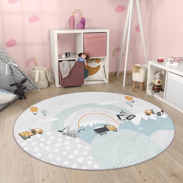Periv dječji tepih ø150 cm Snowy Hills – Mila Home