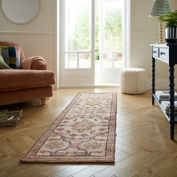 Ručno rađena staza od mješavine jute u prirodnoj boji 60x230 cm Celine Jute Global – Flair Rugs