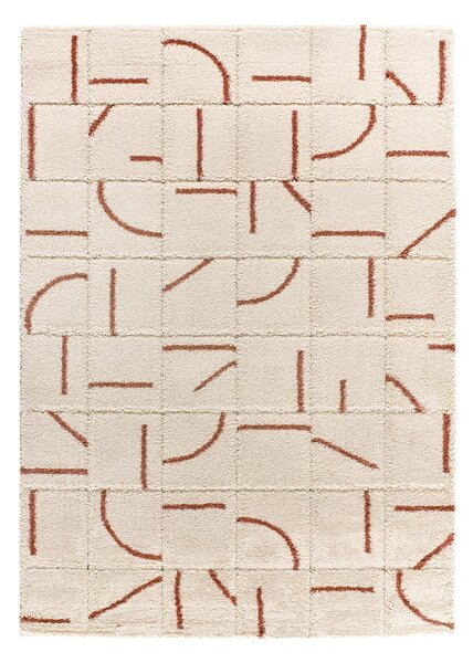 Ciglasti/krem tepih 160x230 cm Brenda – Universal