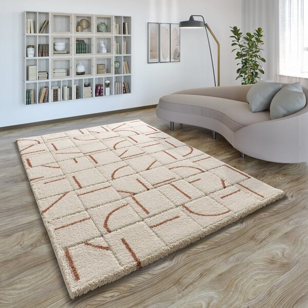Ciglasti/krem tepih 160x230 cm Brenda – Universal