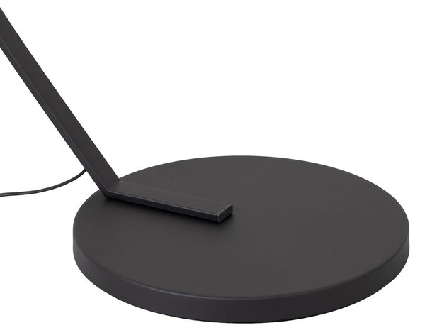 Podne Lampa Lindby, Emilienne, Crno, Dnevna soba, Metal, Moderan