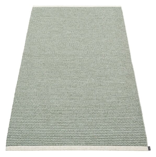 Svijetlo zeleni unutarnji i vanjski tepih 85x160 cm Mono Sage Army – Pappelina