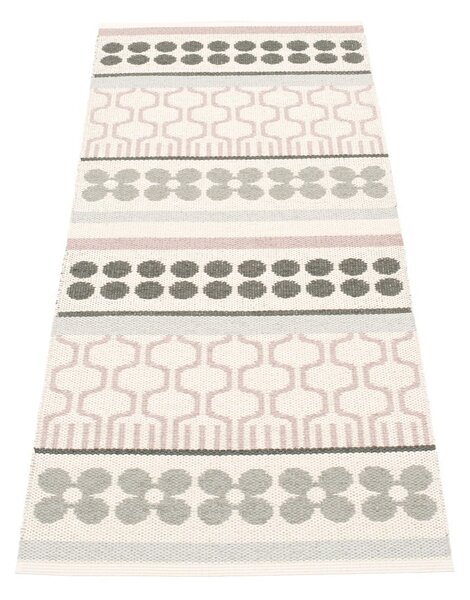 Svijetlo ružičasta/siva unutarnja i vanjska staza 70x180 cm Asta Pale Rose – Pappelina