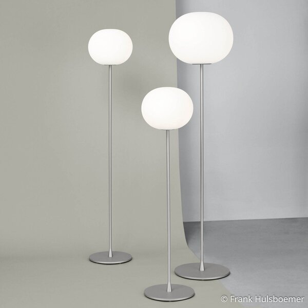 Podne Lampa FLOS, GLO-BALL, prigušiv, Metalik, Dnevna soba, Staklo, Dizajn