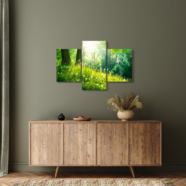 Slika - Čarobna livada puna maslačaka (90x60 cm)