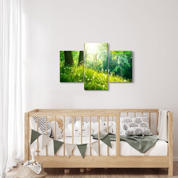 Slika - Čarobna livada puna maslačaka (90x60 cm)