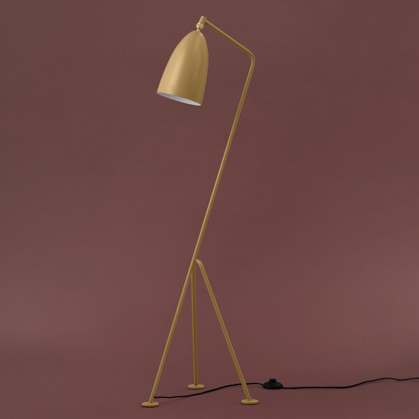Podne Lampa GUBI, Gräshoppa, Smeđa / hrđa, Dnevna soba, Metal, Dizajn