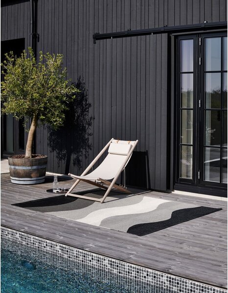 Sivi unutarnji i vanjski tepih 70x100 cm Urvi Metal – Pappelina