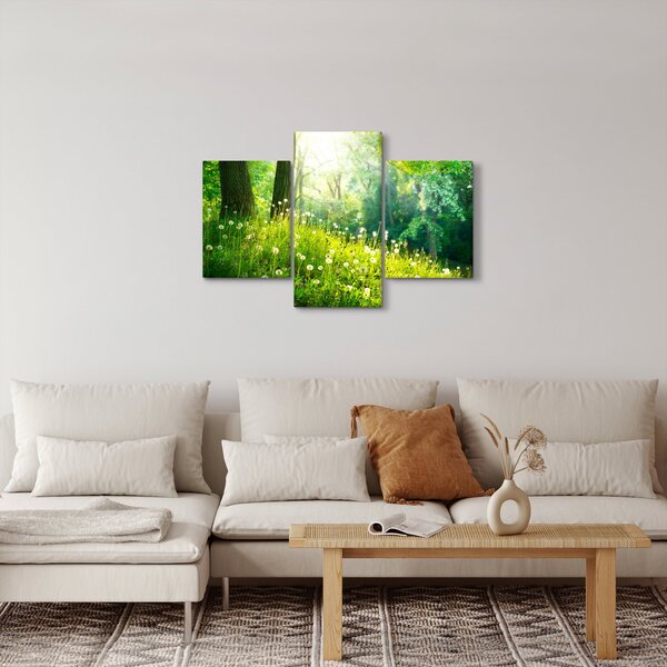 Slika - Čarobna livada puna maslačaka (90x60 cm)
