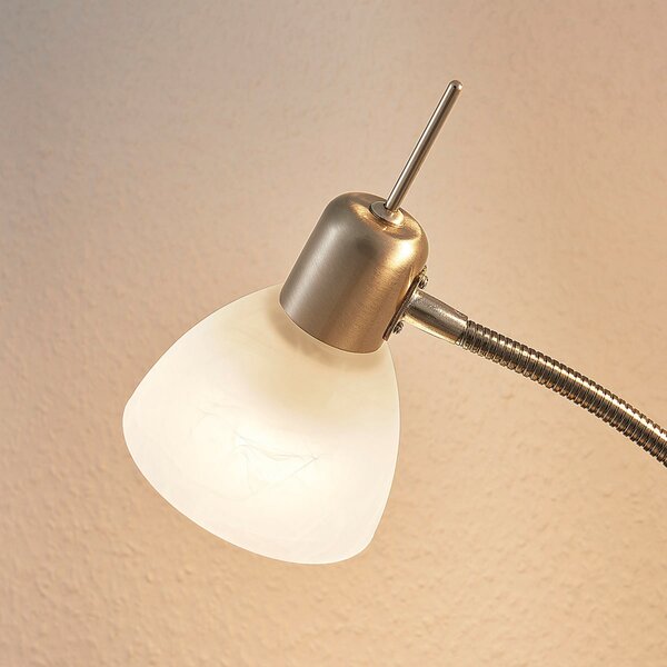 Podne Lampa Lindby, Gwendolin, Metalik, Dnevna soba, Metal, Moderan