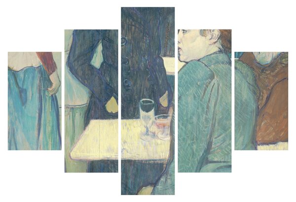 Slika - Henri de Toulouse-Lautrec, A Corner of the Moulin de la Galette, reprodukcije (150x105 cm)