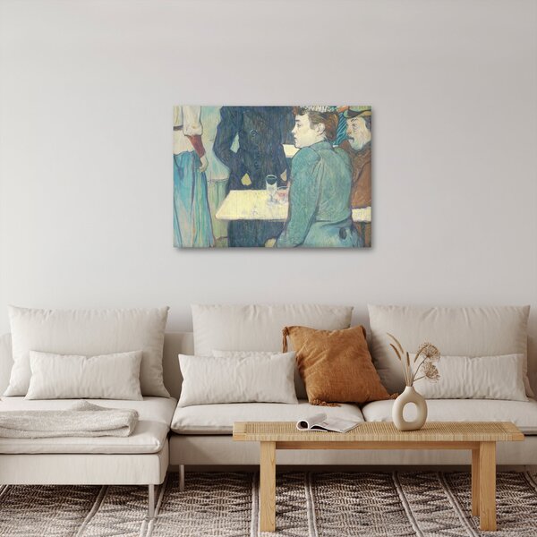 Slika - Henri de Toulouse-Lautrec, A Corner of the Moulin de la Galette, reprodukcije (70x50 cm)