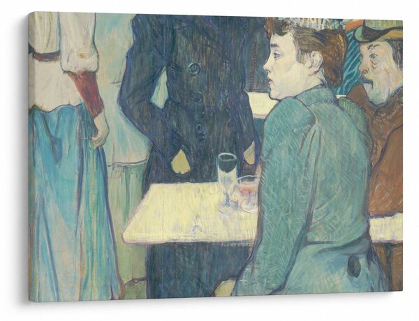 Slika - Henri de Toulouse-Lautrec, A Corner of the Moulin de la Galette, reprodukcije (70x50 cm)