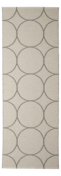 Tamno siva unutarnja i vanjska staza 70x200 cm Boo Charcoal Linen – Pappelina