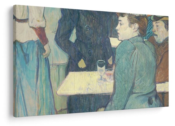 Slika - Henri de Toulouse-Lautrec, A Corner of the Moulin de la Galette, reprodukcije (90x60 cm)