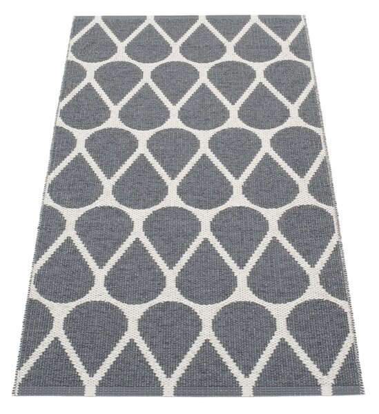 Tamno sivi unutarnji i vanjski tepih 70x140 cm Otis Granit – Pappelina