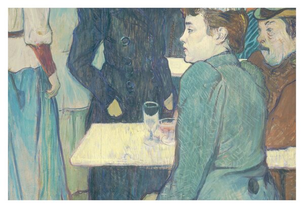 Slika - Henri de Toulouse-Lautrec, A Corner of the Moulin de la Galette, reprodukcije (90x60 cm)