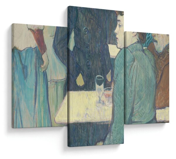 Slika - Henri de Toulouse-Lautrec, A Corner of the Moulin de la Galette, reprodukcije (90x60 cm)