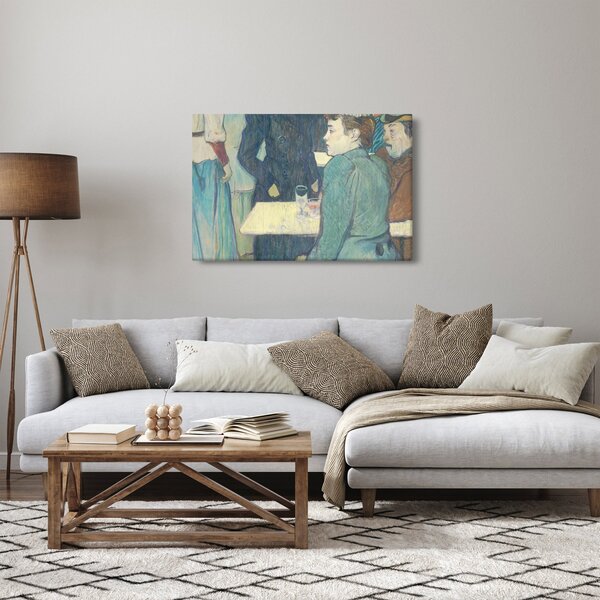 Slika - Henri de Toulouse-Lautrec, A Corner of the Moulin de la Galette, reprodukcije (90x60 cm)