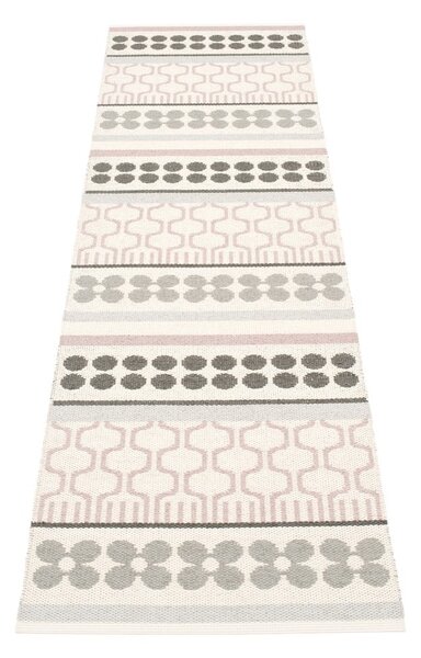 Svijetlo ružičasta/siva unutarnja i vanjska staza 70x270 cm Asta Pale Rose – Pappelina