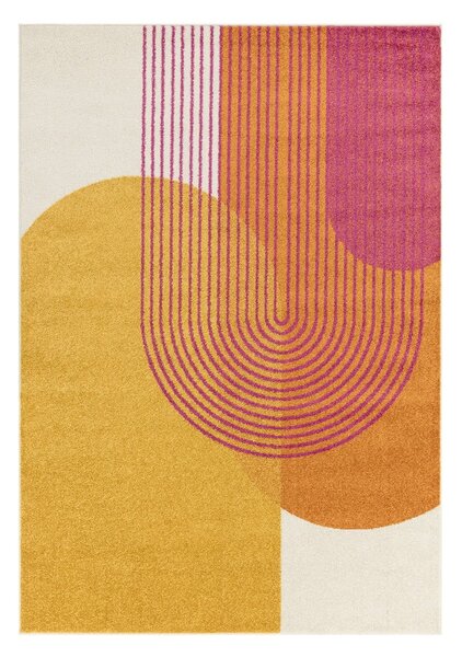 Žuti /narančasti tepih 120x170 cm Muse Orange Retro – Asiatic Carpets