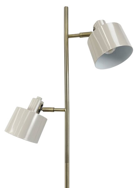Podne Lampa Dyberg Larsen, Ocean, Bež, Dnevna soba, Metal, Skandinavski