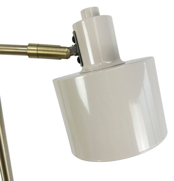 Podne Lampa Dyberg Larsen, Ocean, Bež, Dnevna soba, Metal, Skandinavski