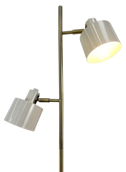 Podne Lampa Dyberg Larsen, Ocean, Bež, Dnevna soba, Metal, Skandinavski