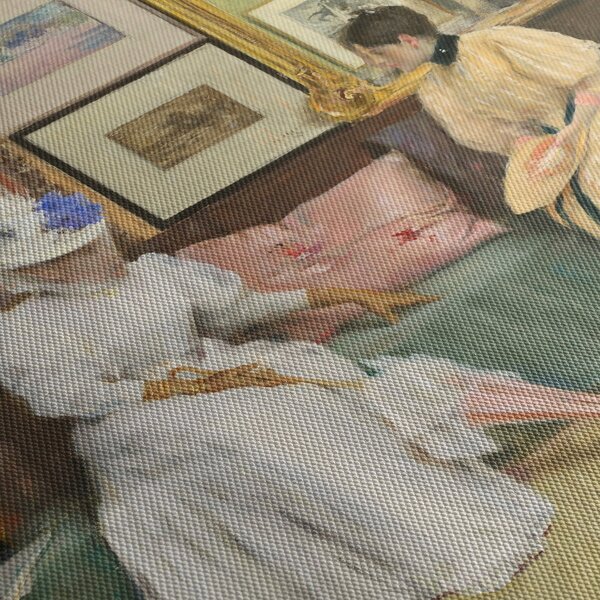 Slika - William Merritt Chase, A Friendly Call, reprodukcije (70x50 cm)