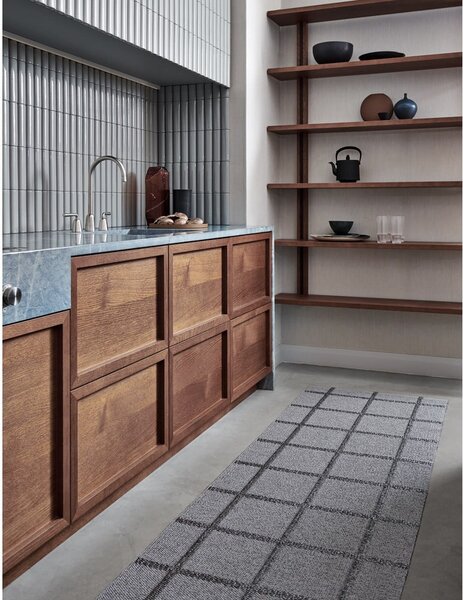 Siva unutarnja i vanjska staza 70x150 cm Ada Grey – Pappelina