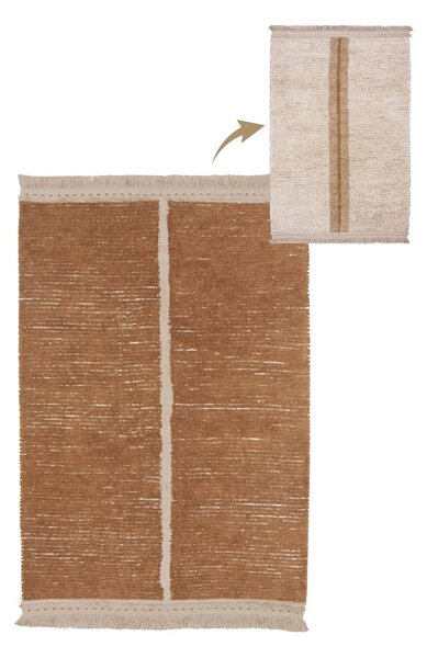 Ciglasti/bež pamučan tepih 170x240 cm Duetto Toffee – Lorena Canals