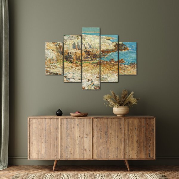 Slika - Childe Hassam, A North East Headland, reprodukcije (150x105 cm)